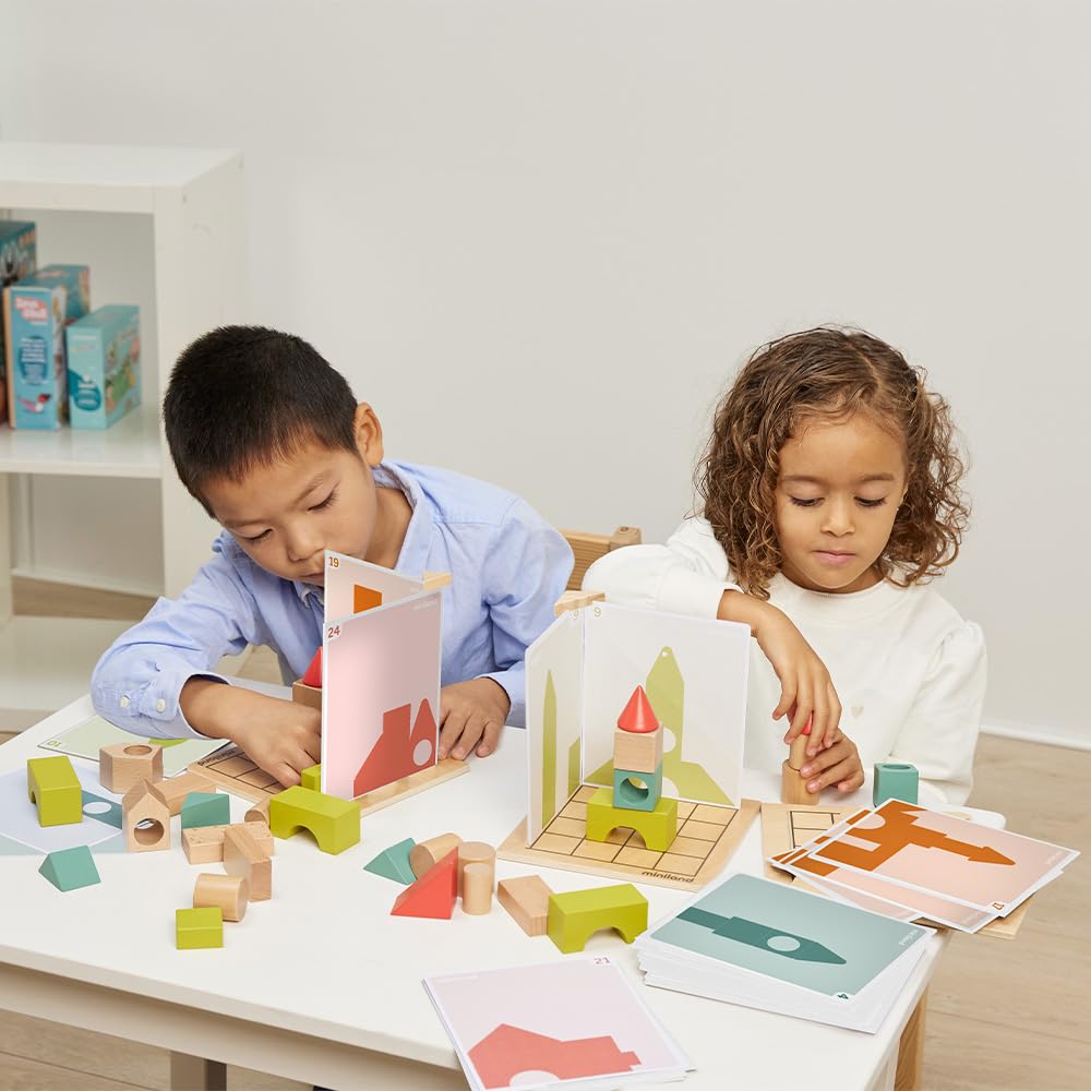 Miniland Shape Makers Konstruktionsspiel Holz