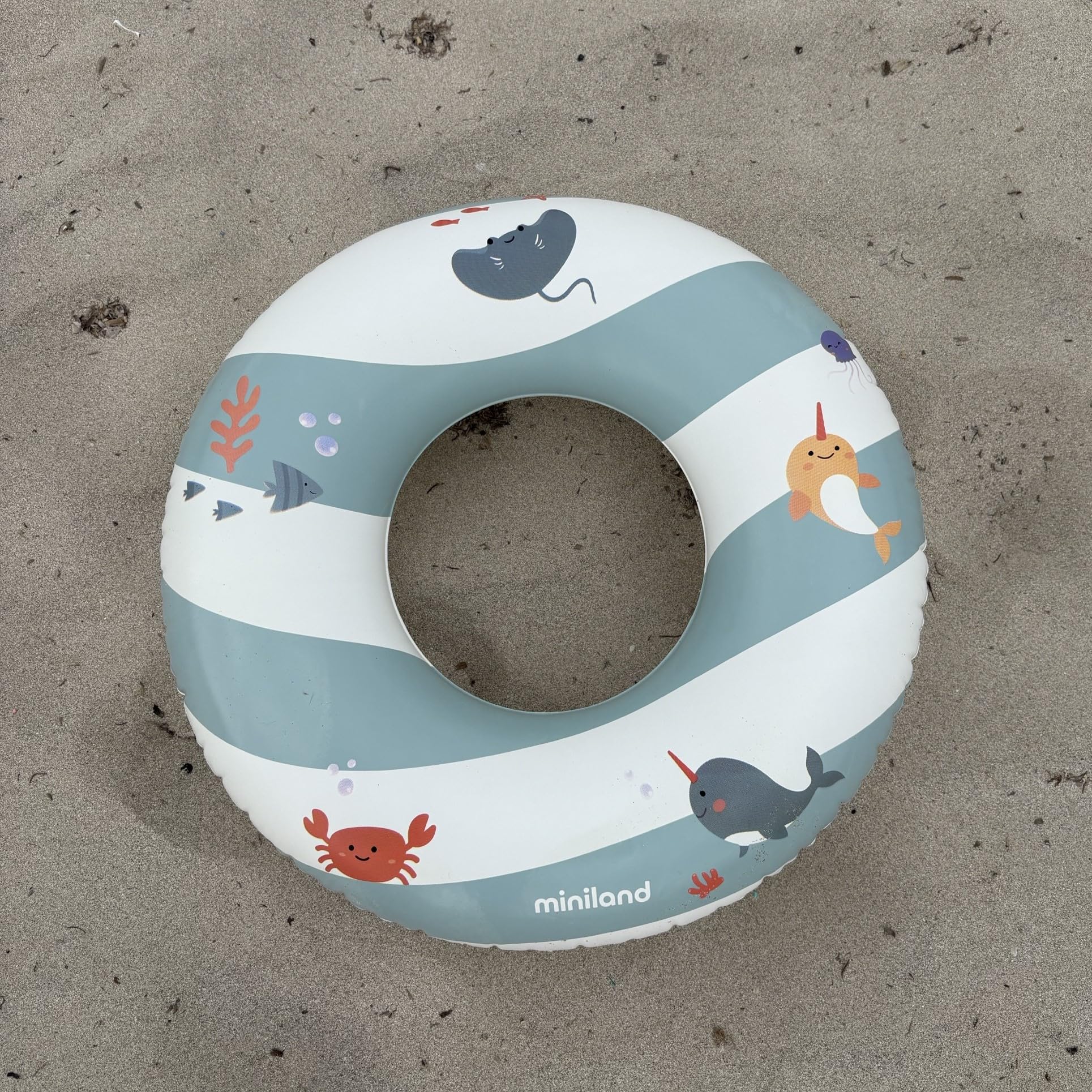 Miniland Schwimmring 55 cm rund für Pool und Strand