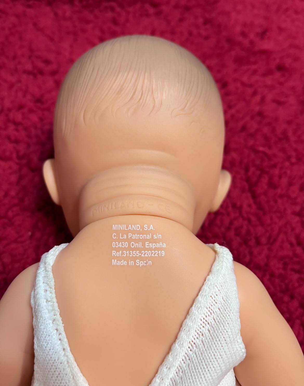 Miniland Dolls Babypuppe Junge 32 cm asiatisch Vinyl Unterwäsche