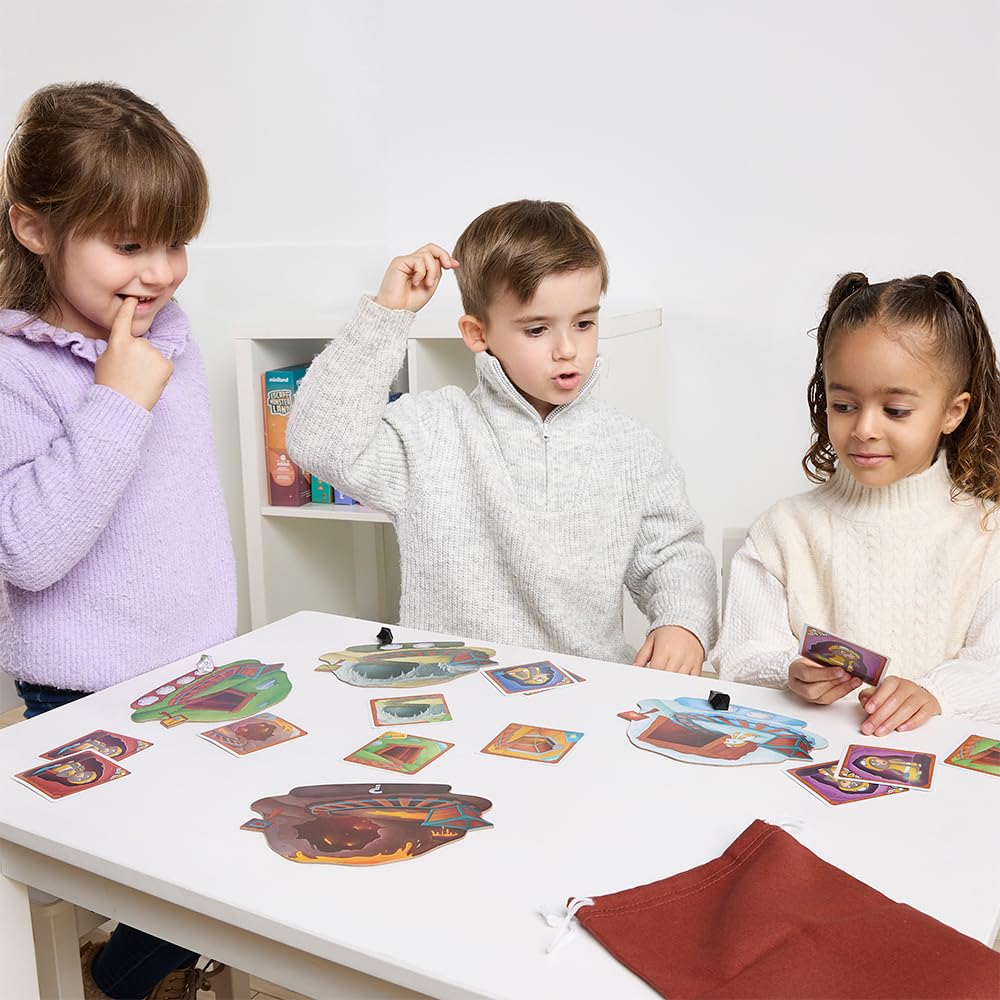 Miniland Topo Top Brettspiel ab 6 Jahren Edelsteine Strategie