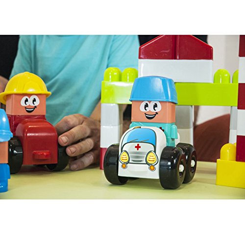 Miniland Super Blocks Hospital 32351 Bauklötze 17 Teile Figur