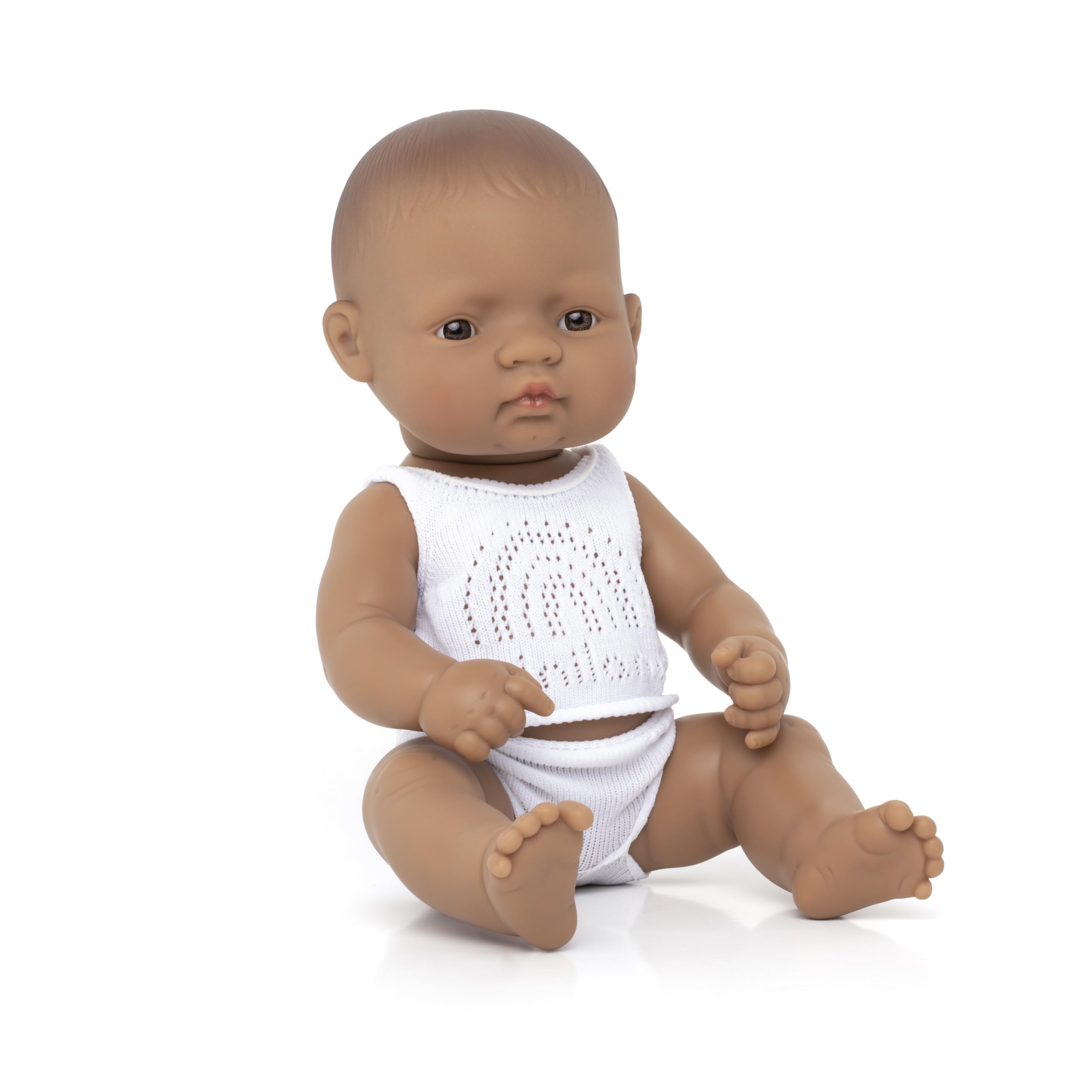 Miniland Dolls Babypuppe Junge 32 cm lateinamerikanisch Vinyl
