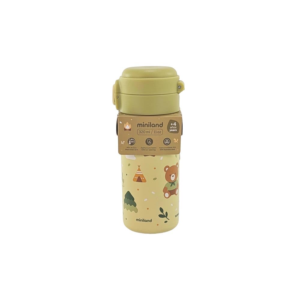 Miniland Steel Junior Bottle Explorer Trinkflasche 320 ml