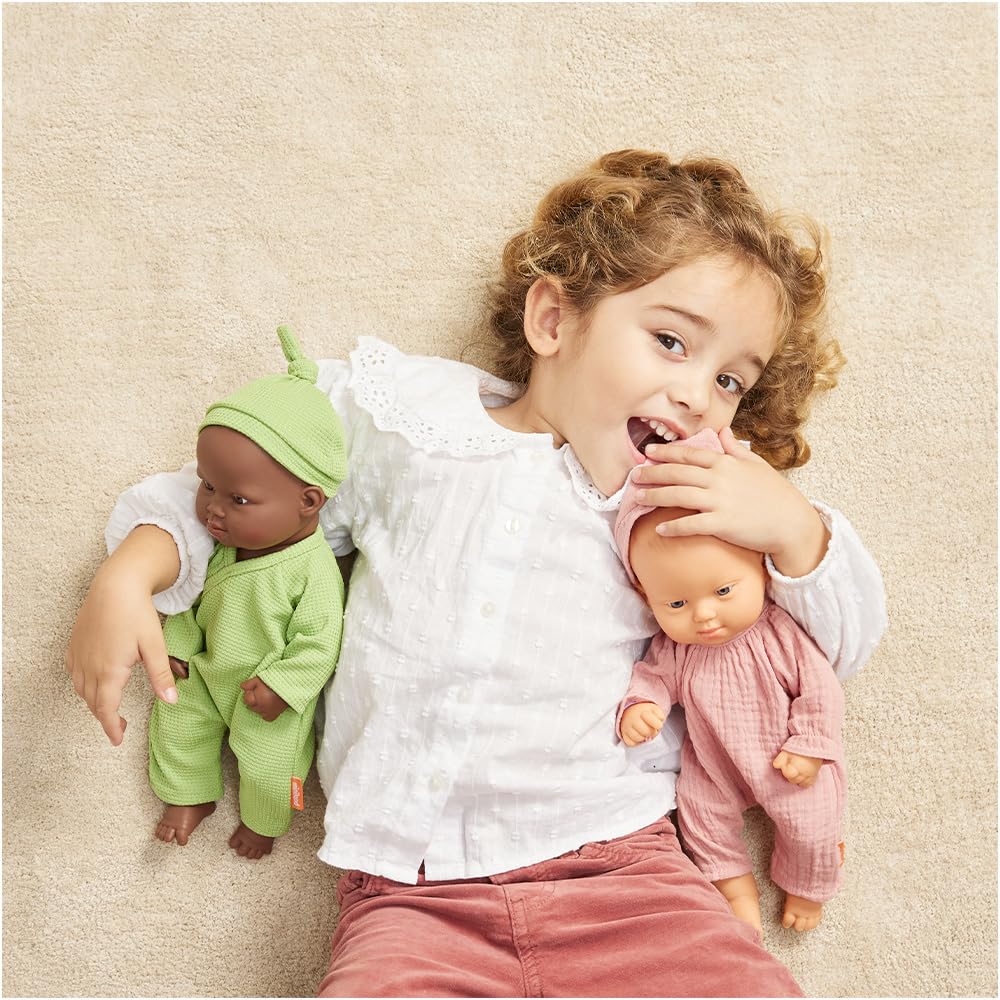 Miniland Dolls Baby-Puppe afrikanischer Junge 32 cm Down-Syndrom
