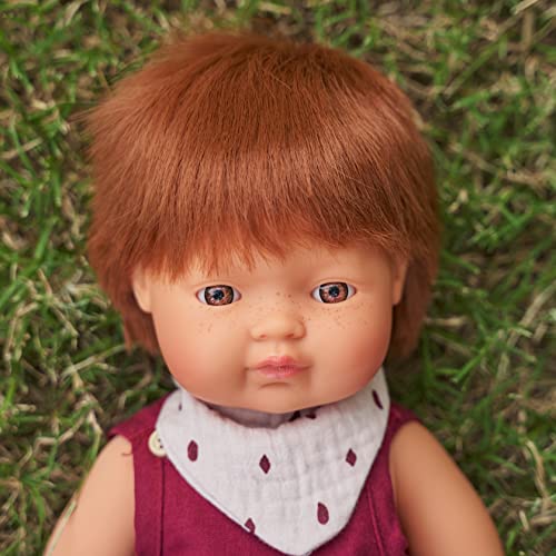 Miniland Babypuppe rothaariger Junge 38cm 31149