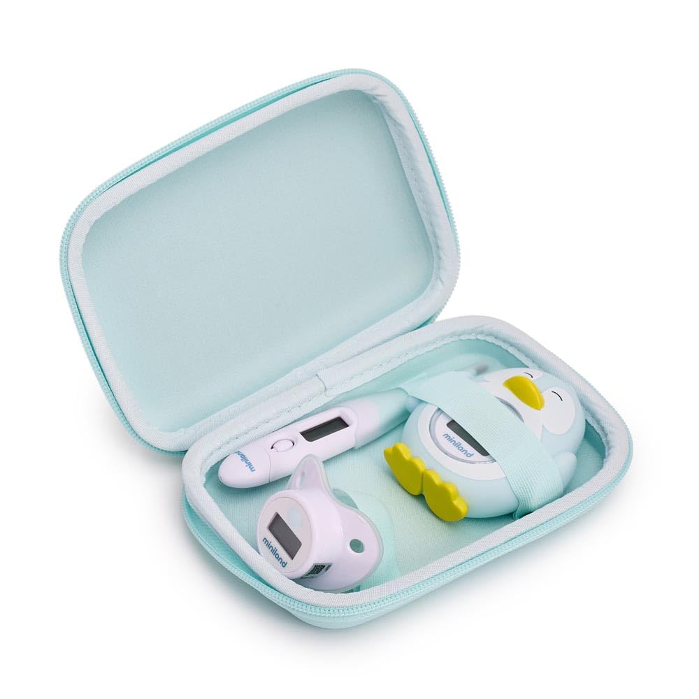 Miniland Thermokit Bear 3er Thermometer-Set Blau Bear