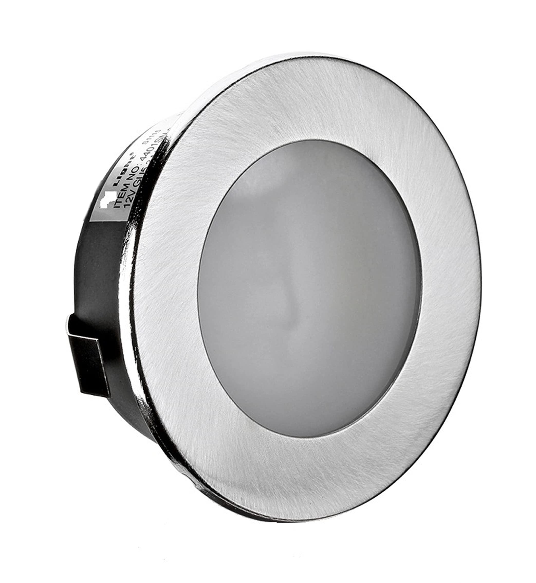 feinlux LED Einbauleuchte G4 12V 57mm Edelstahl gebürstet