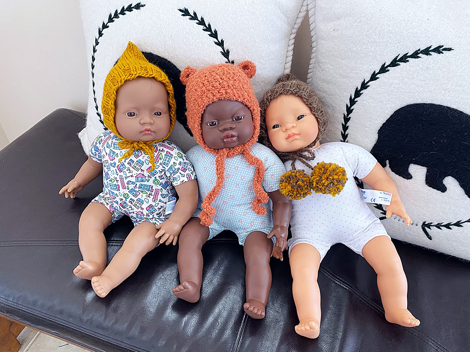 Miniland Dolls Babypuppe 31065 Asiatisch 40cm Weichkörper