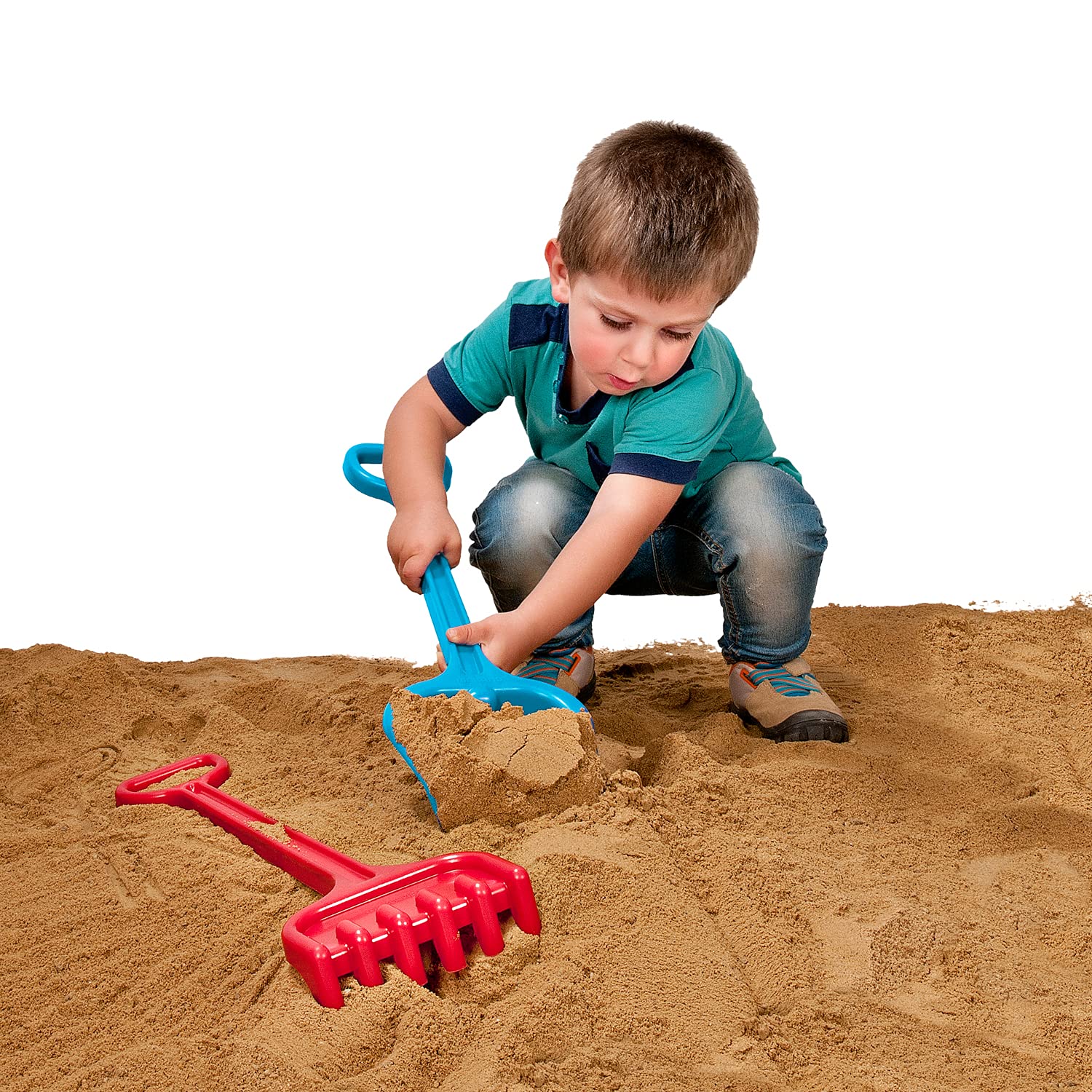 Miniland Outdoor Rechen Super Sandspielzeug 4er Set 50cm