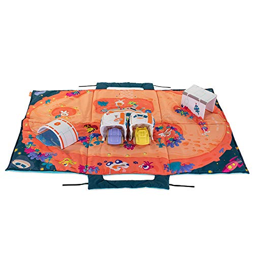 Miniland Space Mat Spielteppich 105x70 cm mit 2 Autos