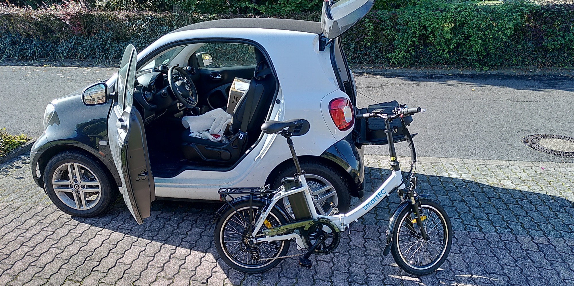 smartEC Camp-20D E-Klapprad 20 Zoll 250W Schwarz 100 km