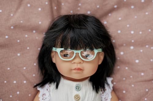 Miniland Dolls Puppen Wickeldecke Baumwolle erdfarben 56 cm