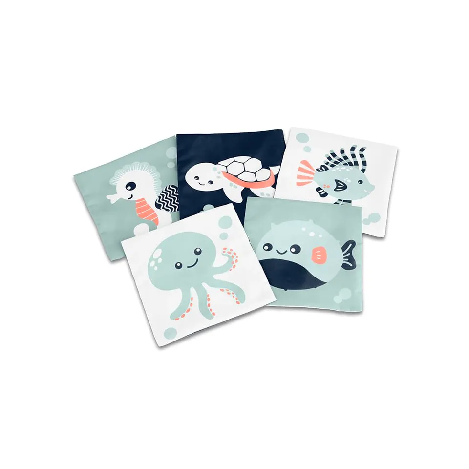 Miniland Baby Flashcards Ozean 5 Karten Kontrast