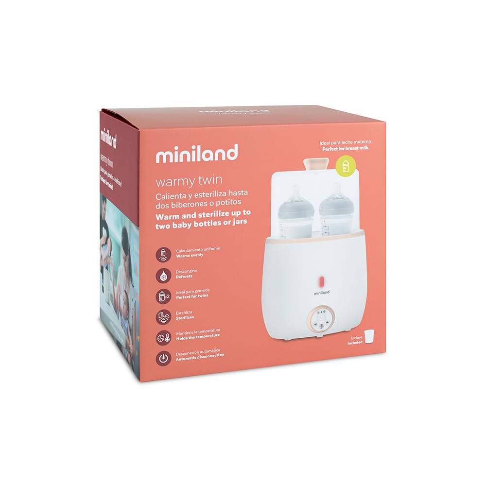 Miniland Warmy Twin Flaschenwärmer Beige