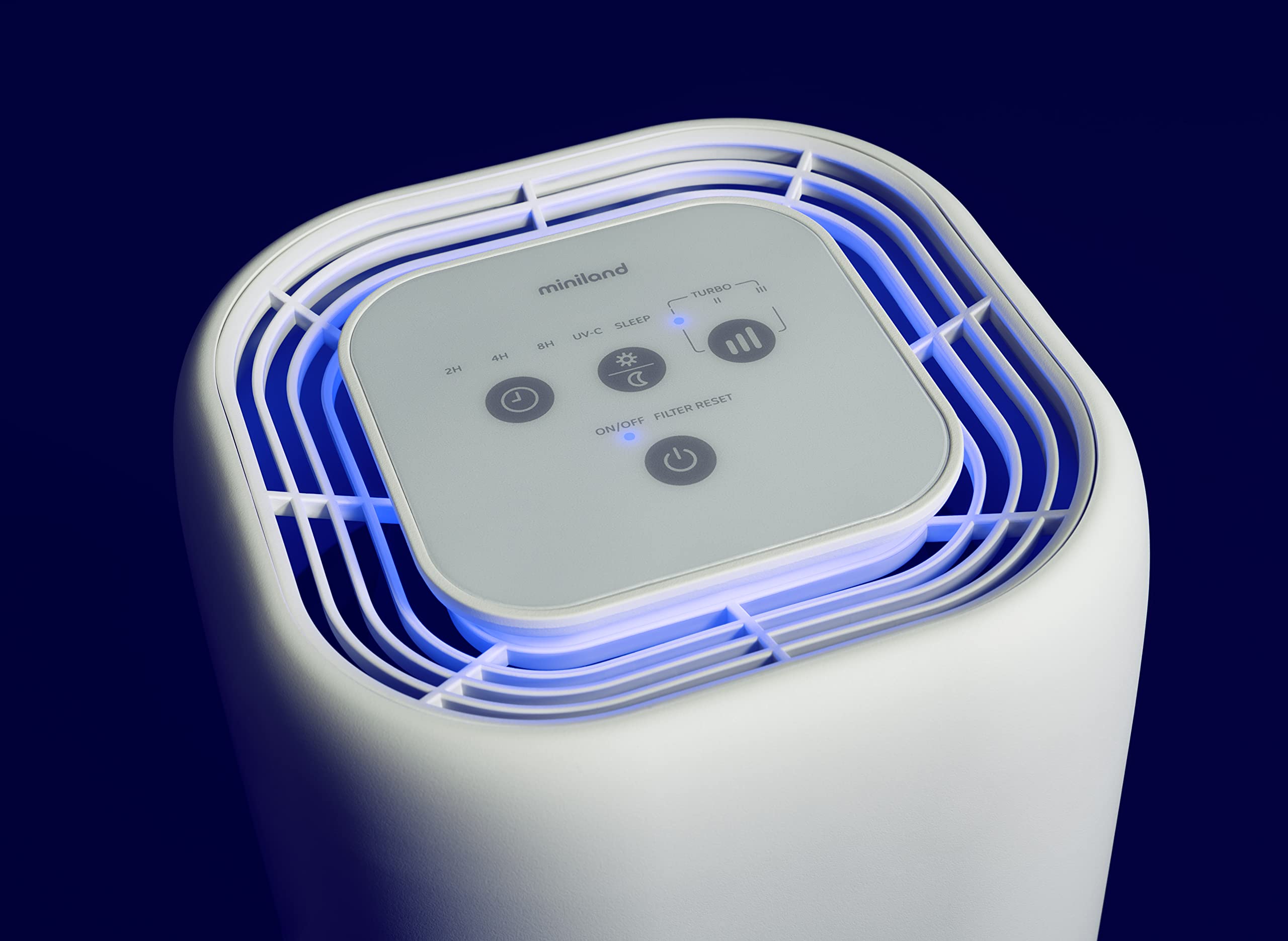 Miniland Babypure 5 Luftreiniger HEPA UV Ionisator Weiß