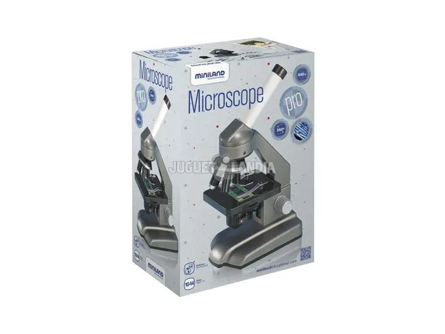 Miniland 99005 Mikroskop 640x Lernspielzeug mit Zubehör