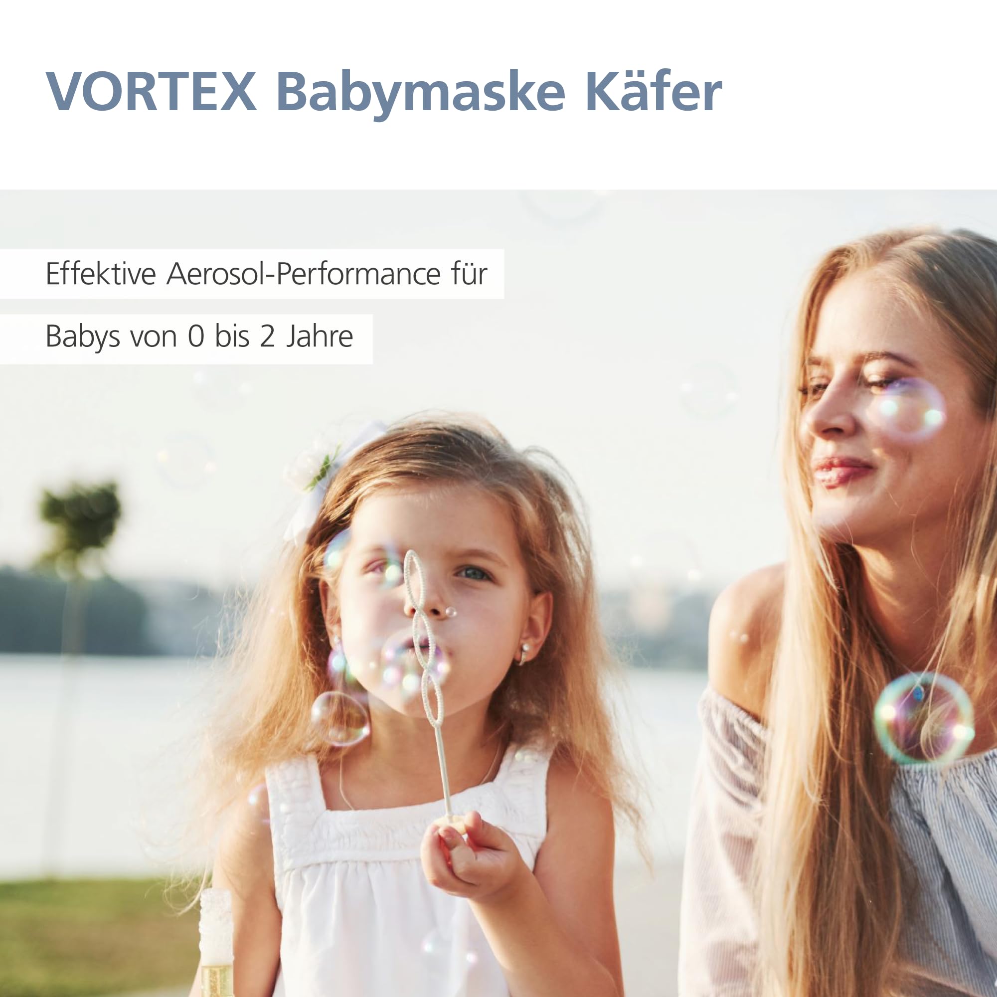 PARI VORTEX Maske Baby Käfer 0-2 Jahre Inhalierhilfe