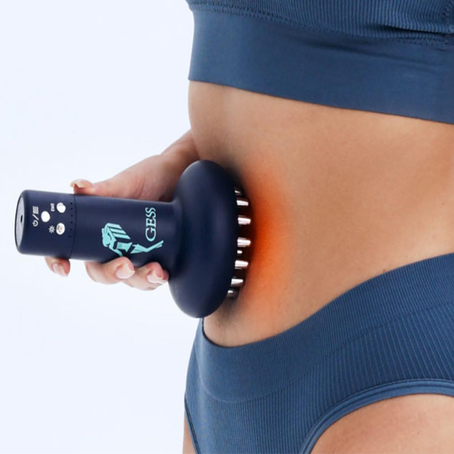 GESS Emios EMS Körpermassagegerät Wärme Vibration 5 Stufen
