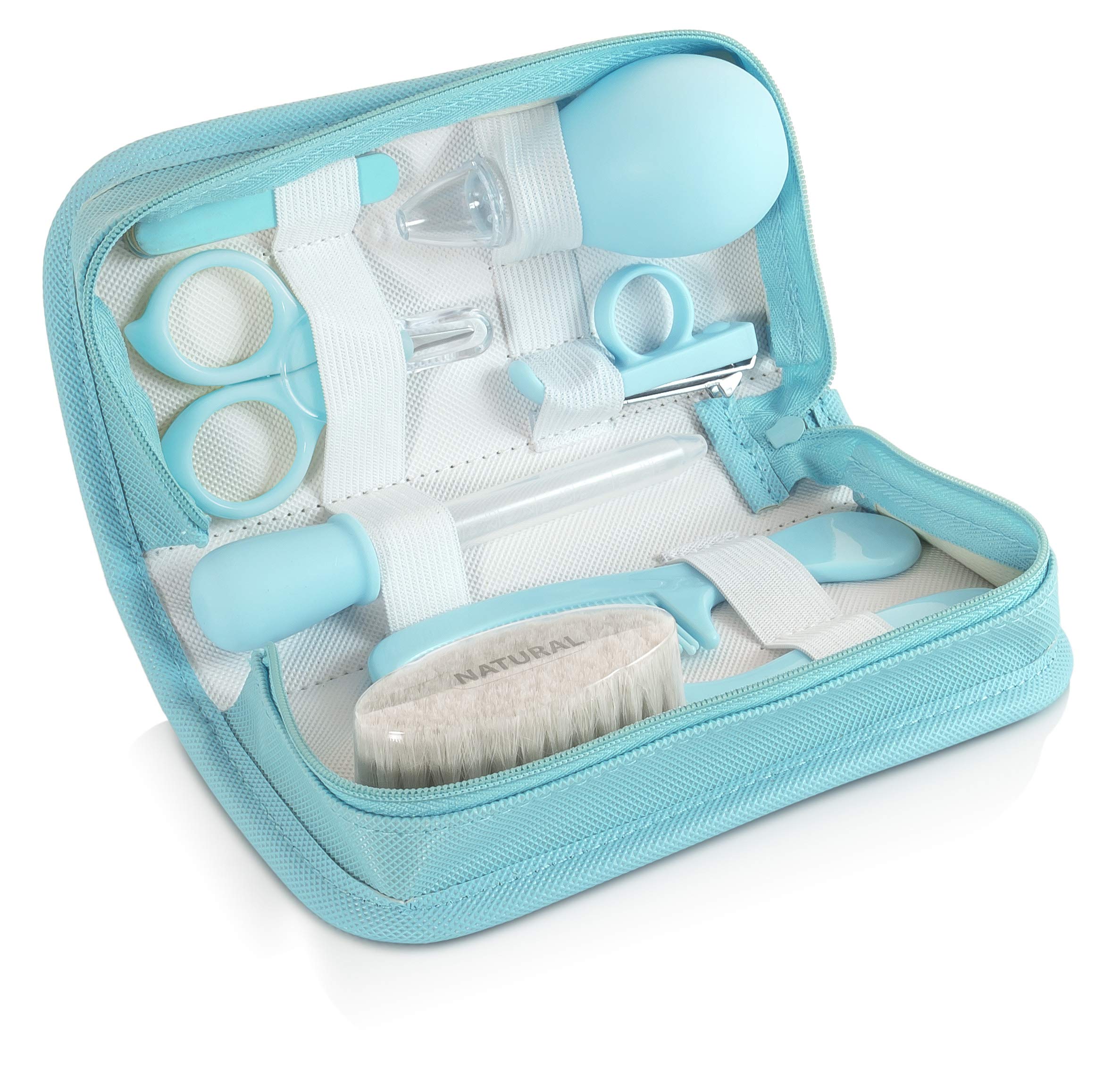 Miniland Baby Care Kit Pflegeset Blau 7-teilig Unterwegs