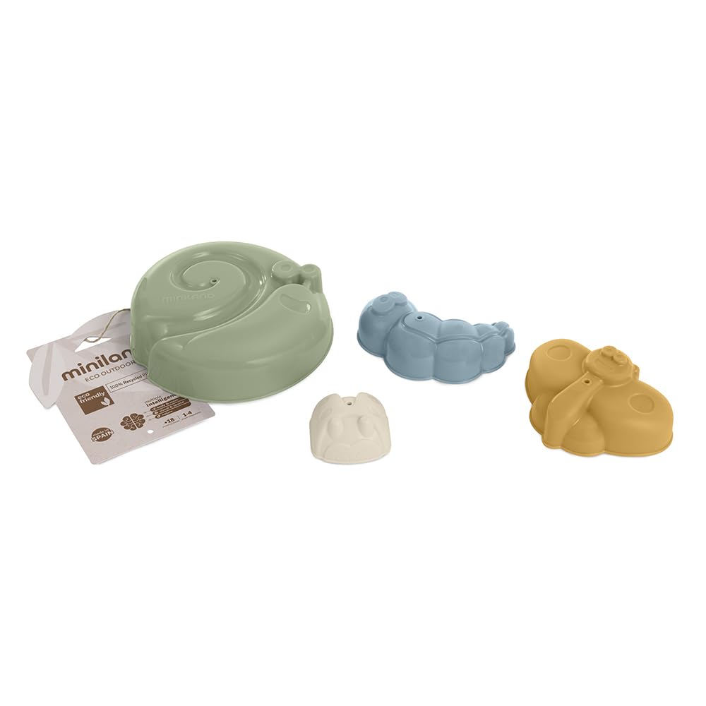 Miniland Outdoor ECO Sandspielset Cool 4 Sandformen