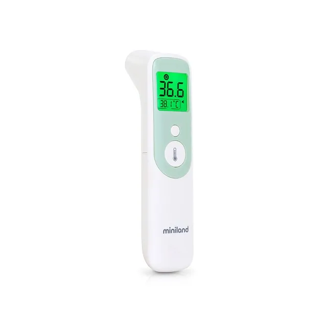 Miniland Thermosense Plus Fieberthermometer Stirn Ohr 1 Sekunde