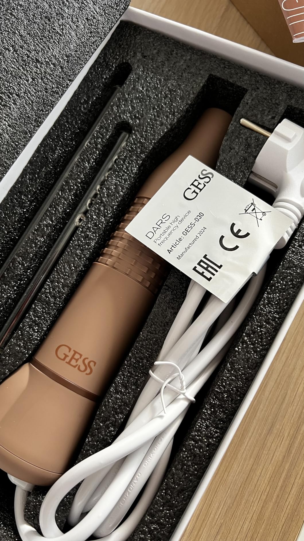 GESS DARS Hochfrequenzstab Haargerät 2 Kammelektroden