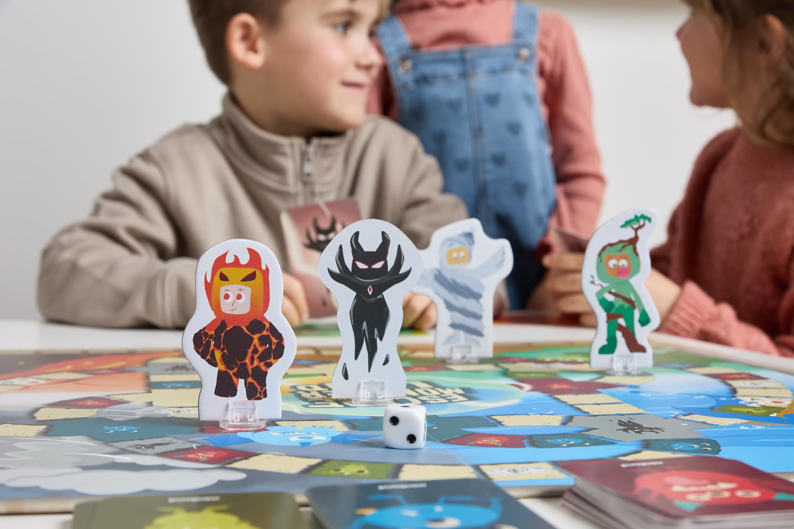 Miniland Flucht aus Monsterland Brettspiel kooperativ ab 5 Jahren