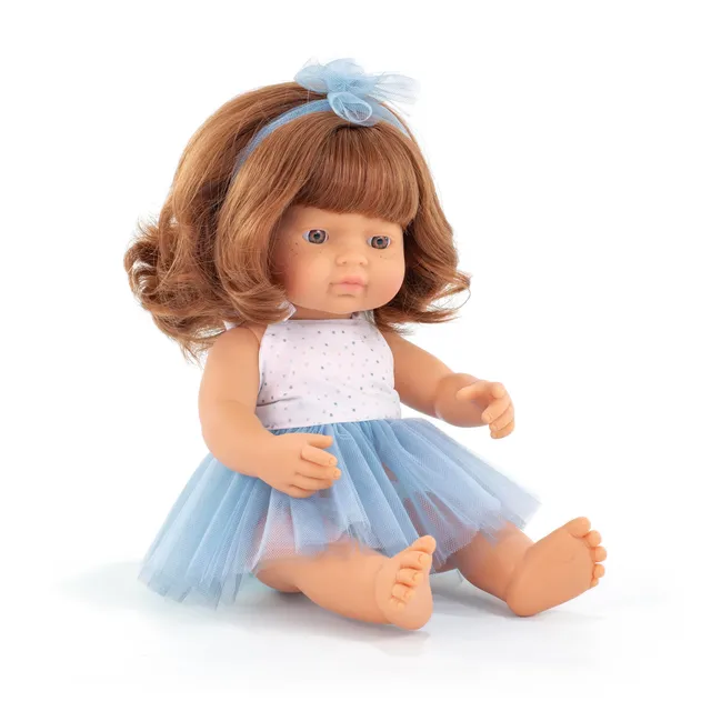 Miniland My Friends Puppe 38cm Mädchen rothaarig Vinyl