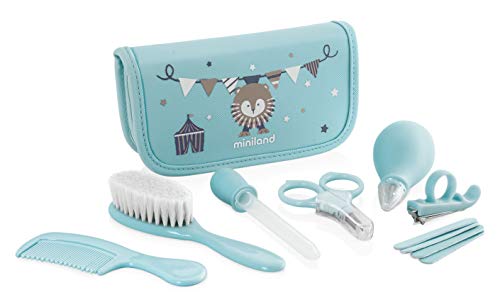 Miniland Baby Care Kit Pflegeset Blau 7-teilig Unterwegs