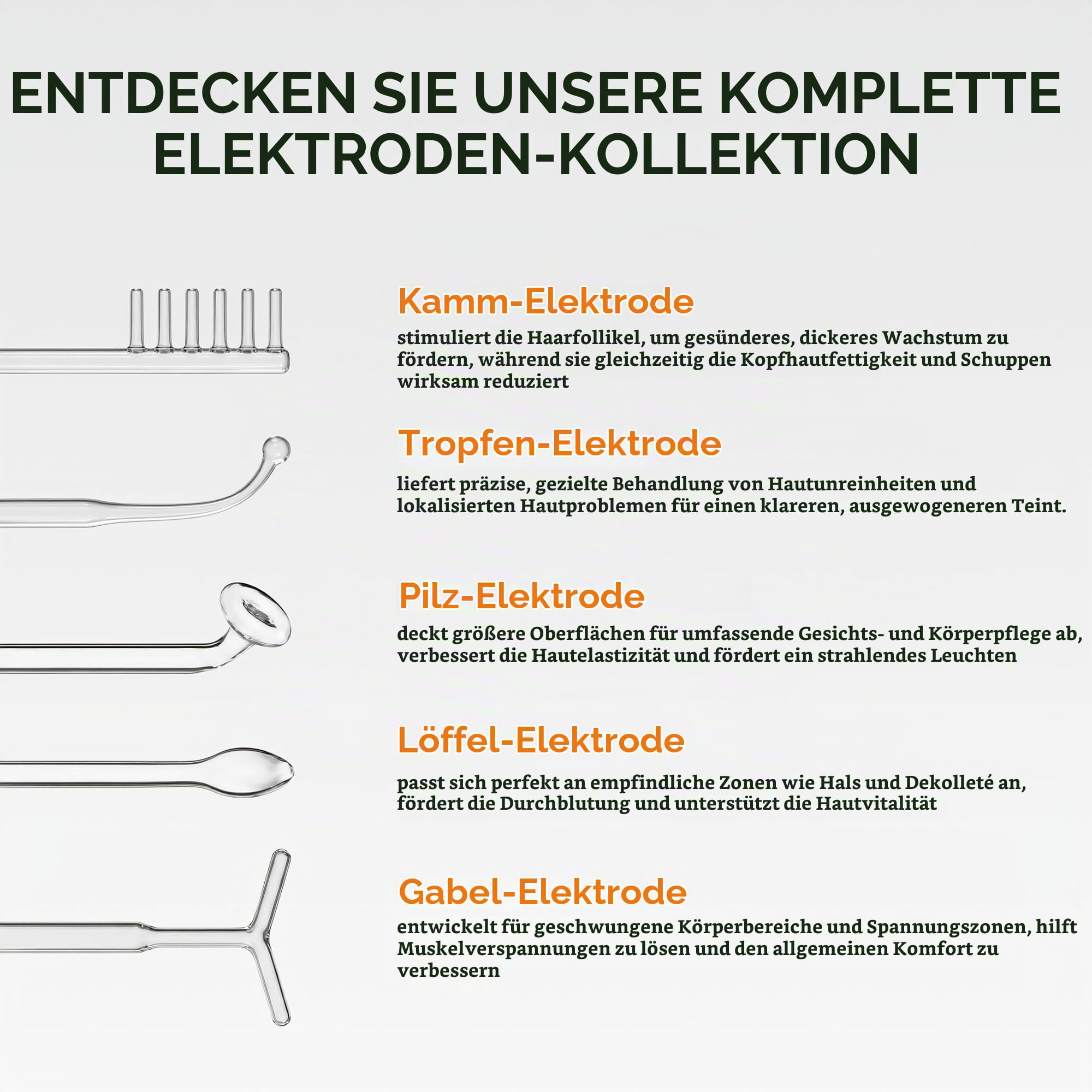 Gess Dars Hochfrequenzgerät 2-in-1 gegen Akne und Haarwuchs