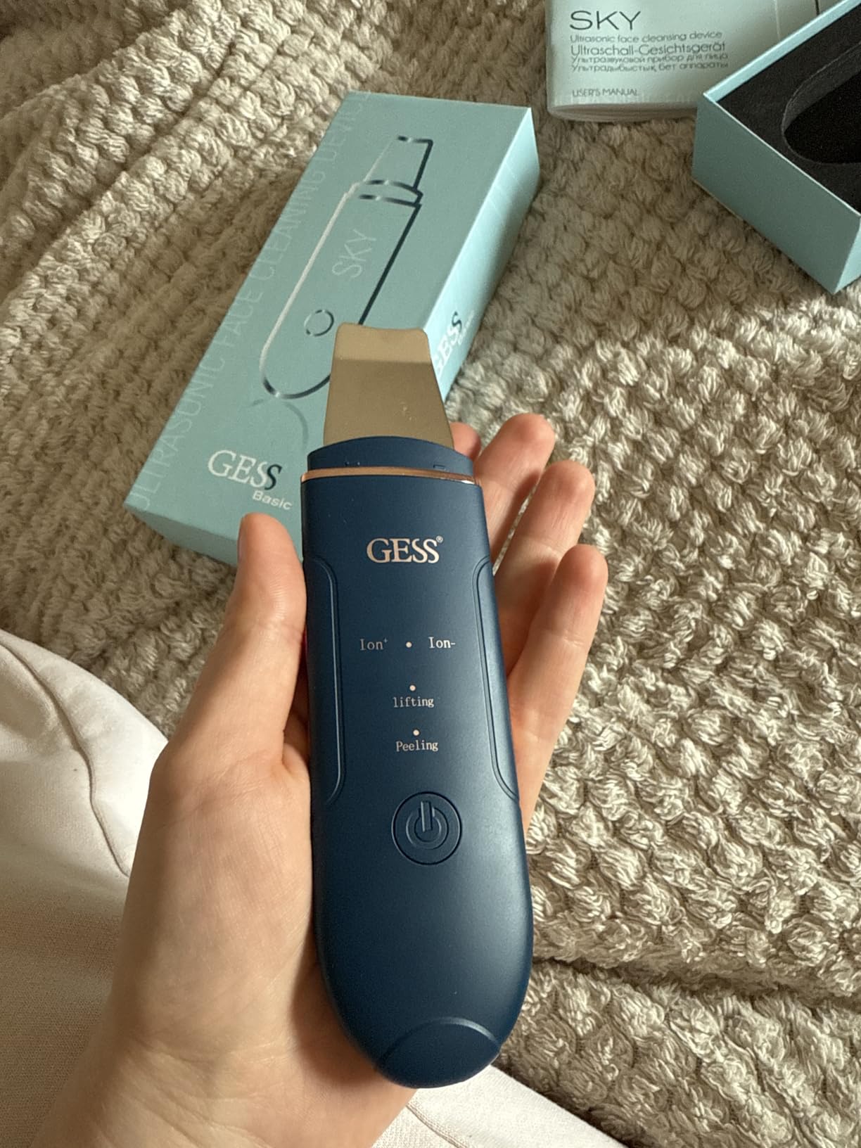 Gess Sky Ultraschall Porenreiniger Skin Scrubber Mitesser