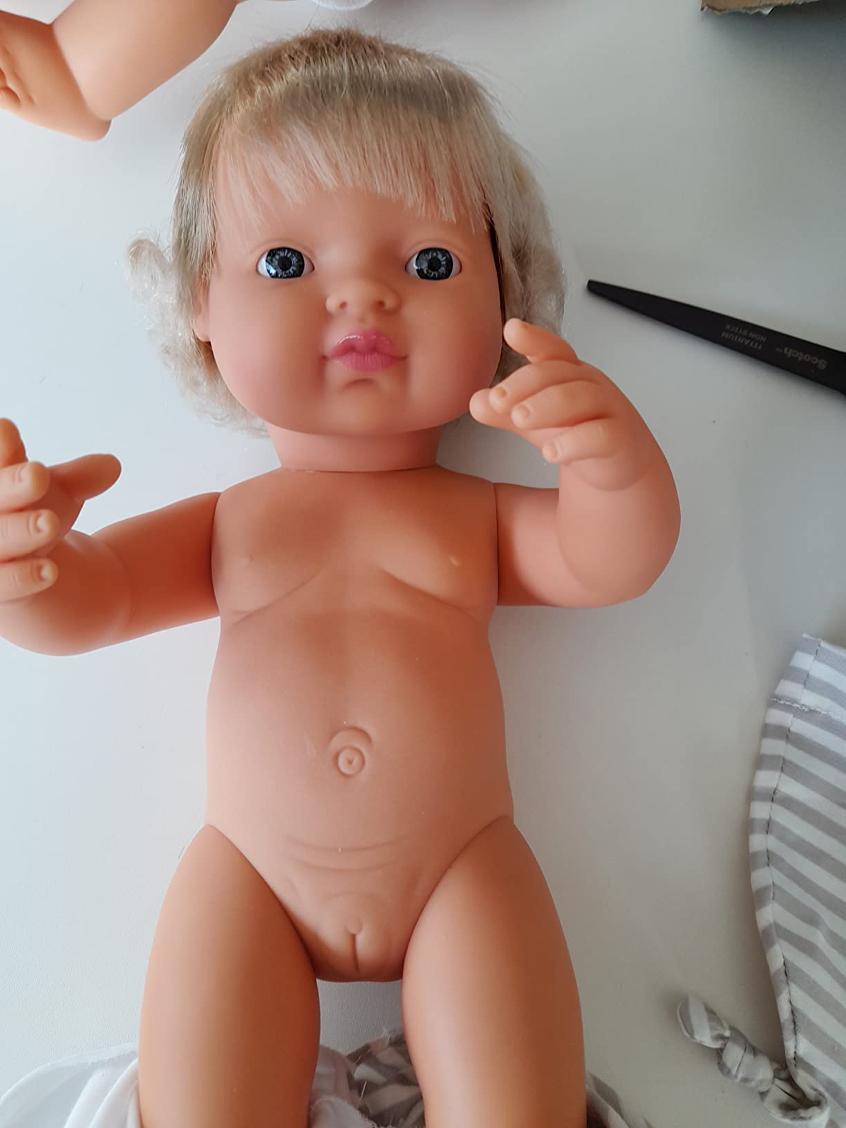 Miniland Dolls Babypuppe 31051 38 cm Europäischer Junge