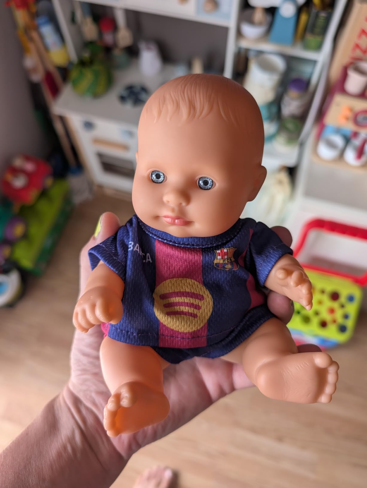 Miniland FC Barcelona Puppe Dunkel 21cm Nr.2