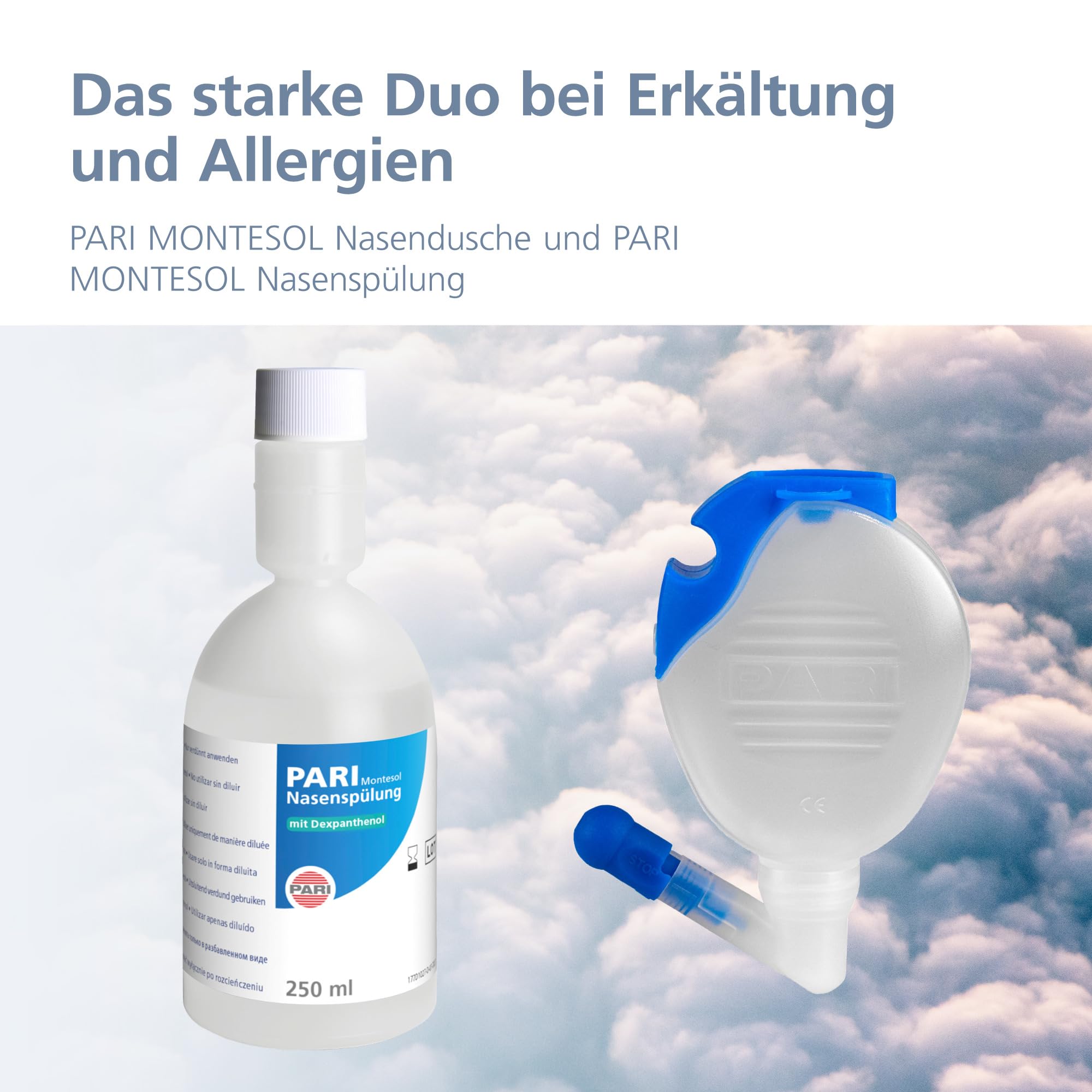 PARI Montesol Nasendusche Erwachsene Kinder Nasenspülung