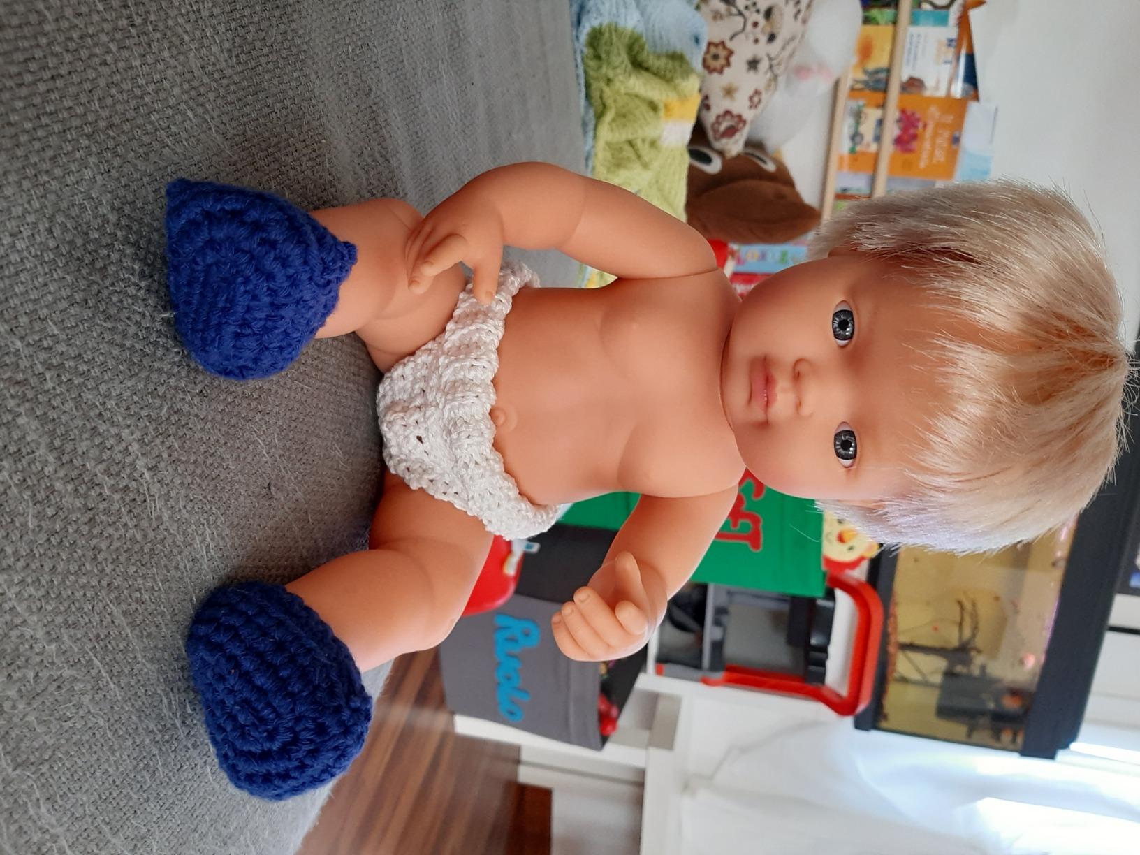 Miniland Dolls Babypuppe 31051 38 cm Europäischer Junge