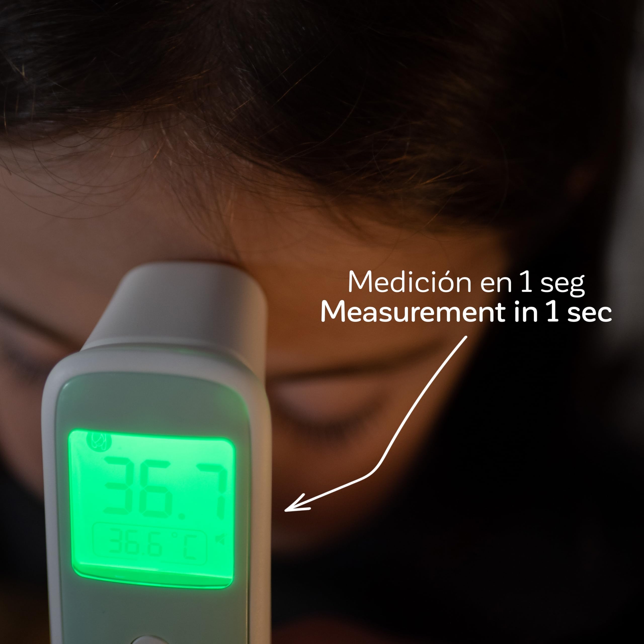 Miniland Thermosense Plus Fieberthermometer Stirn Ohr 1 Sekunde