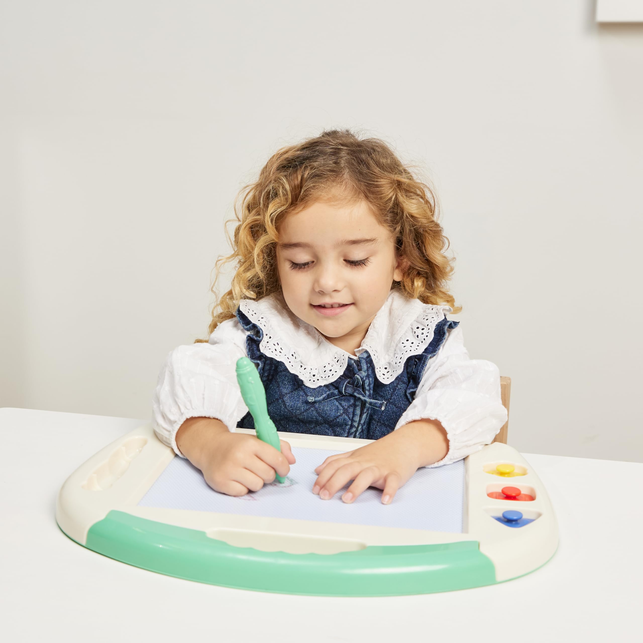 Miniland Tablemark Magnetische Zeichentafel mit Stift mehrfarbig