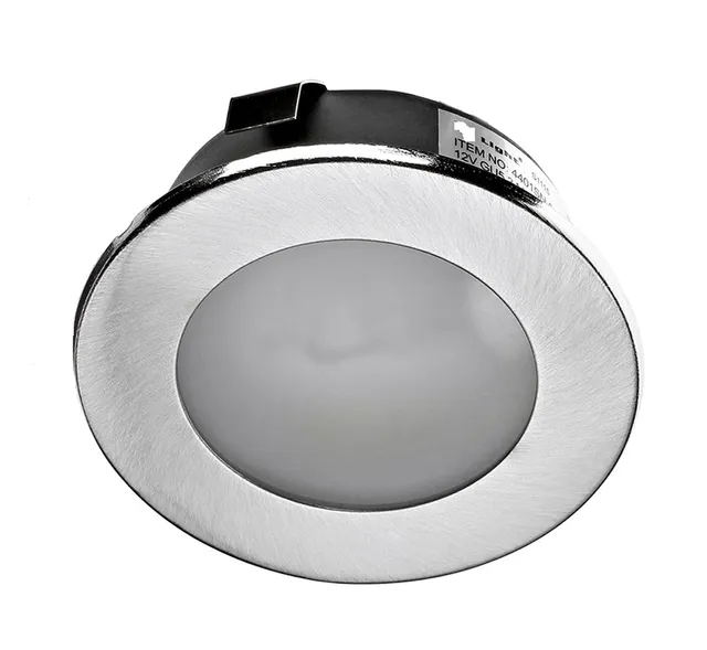 feinlux LED Einbauleuchte G4 12V 57mm Edelstahl gebürstet