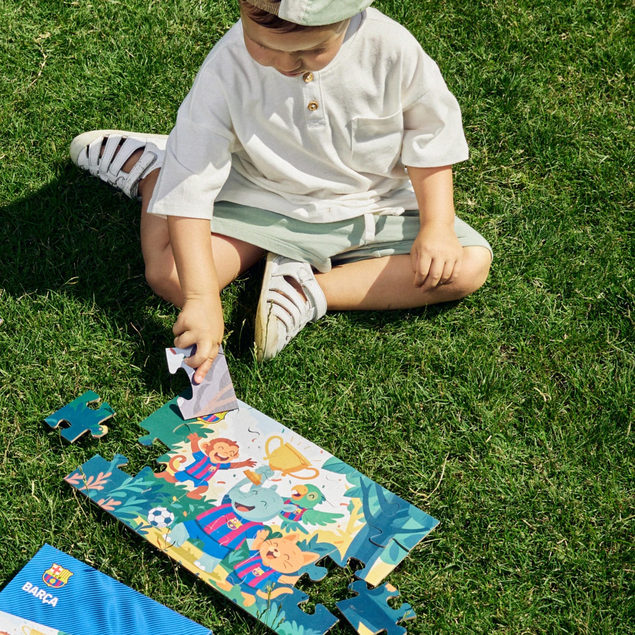 Miniland Puzzles FC Barcelona Puzzle 24 Teile ab 3 Jahren