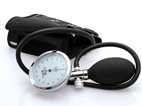 Gess Optimum Blutdruckmessgerät Oberarm analog mit Stethoskop