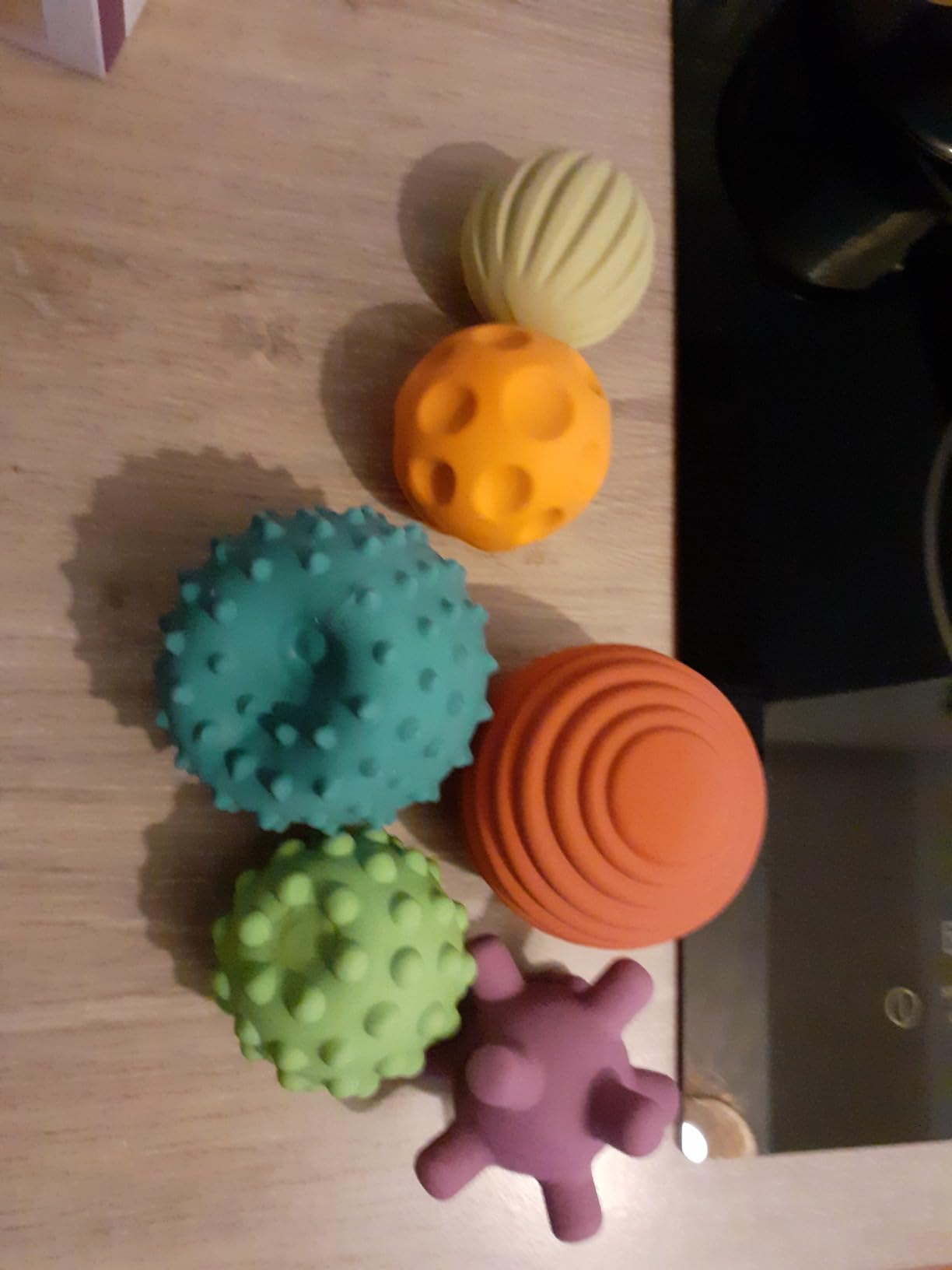 Miniland Sensory Balls Sensorikbälle Naturkautschuk Set