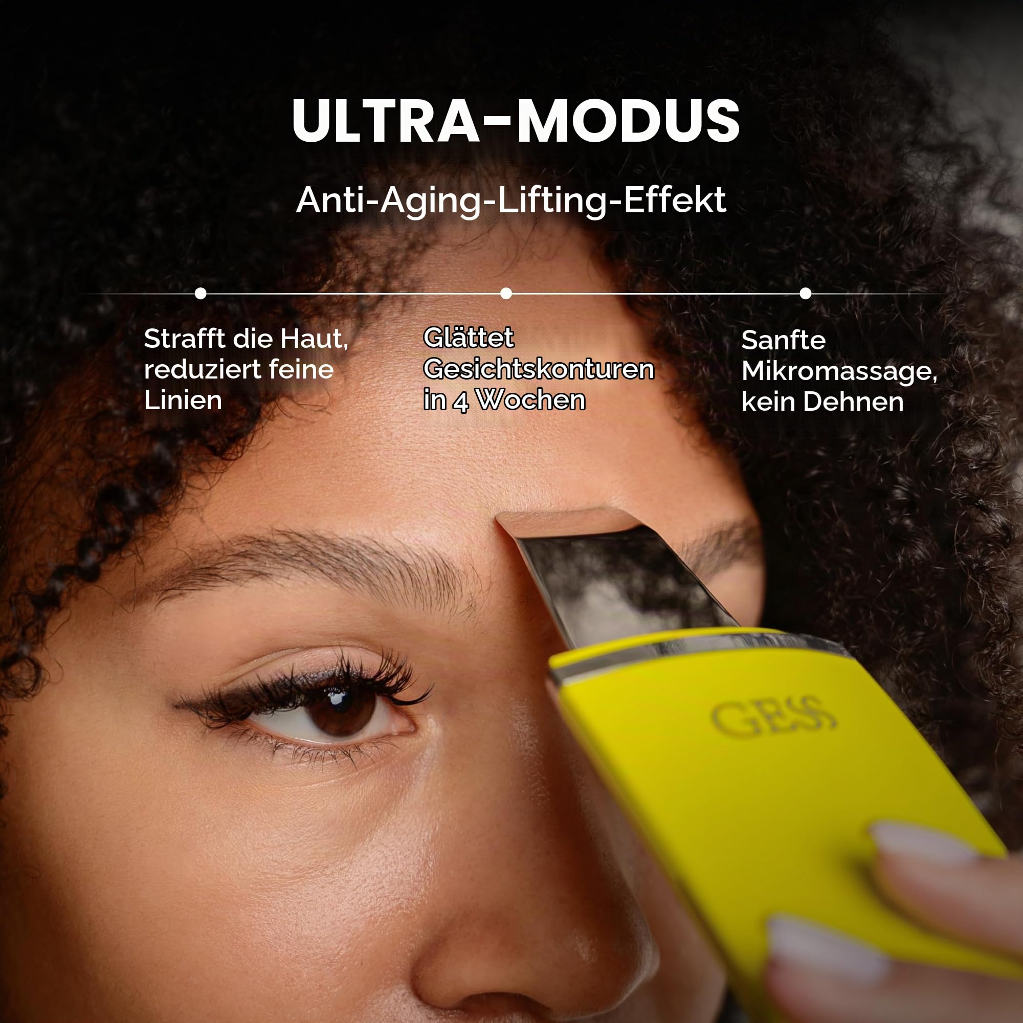 Gess Exotic Ultraschall Gesichtsgerät Lifting Anti-Aging reife Haut