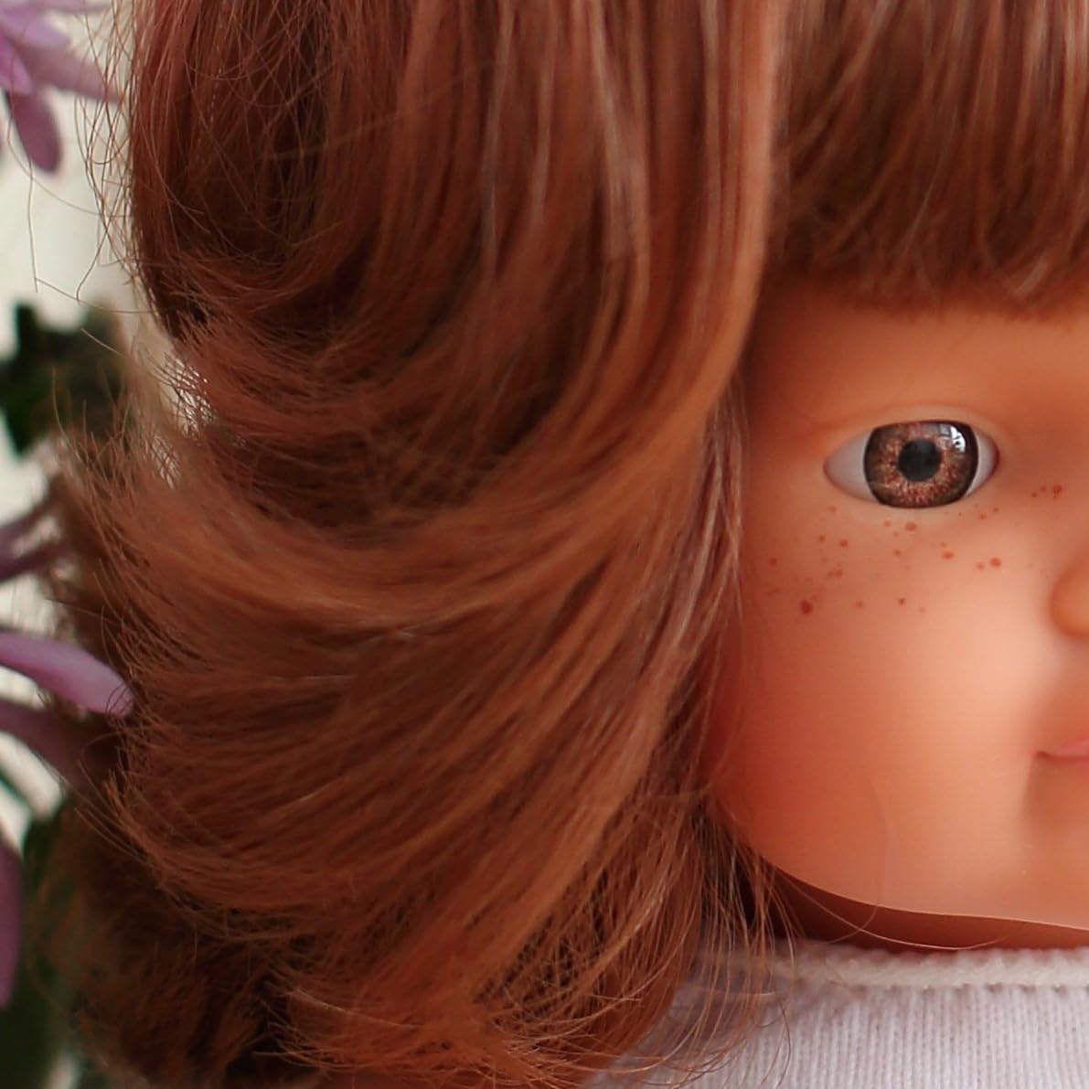 Miniland Dolls Babypuppe 38cm rothaariges Mädchen Vanilleduft