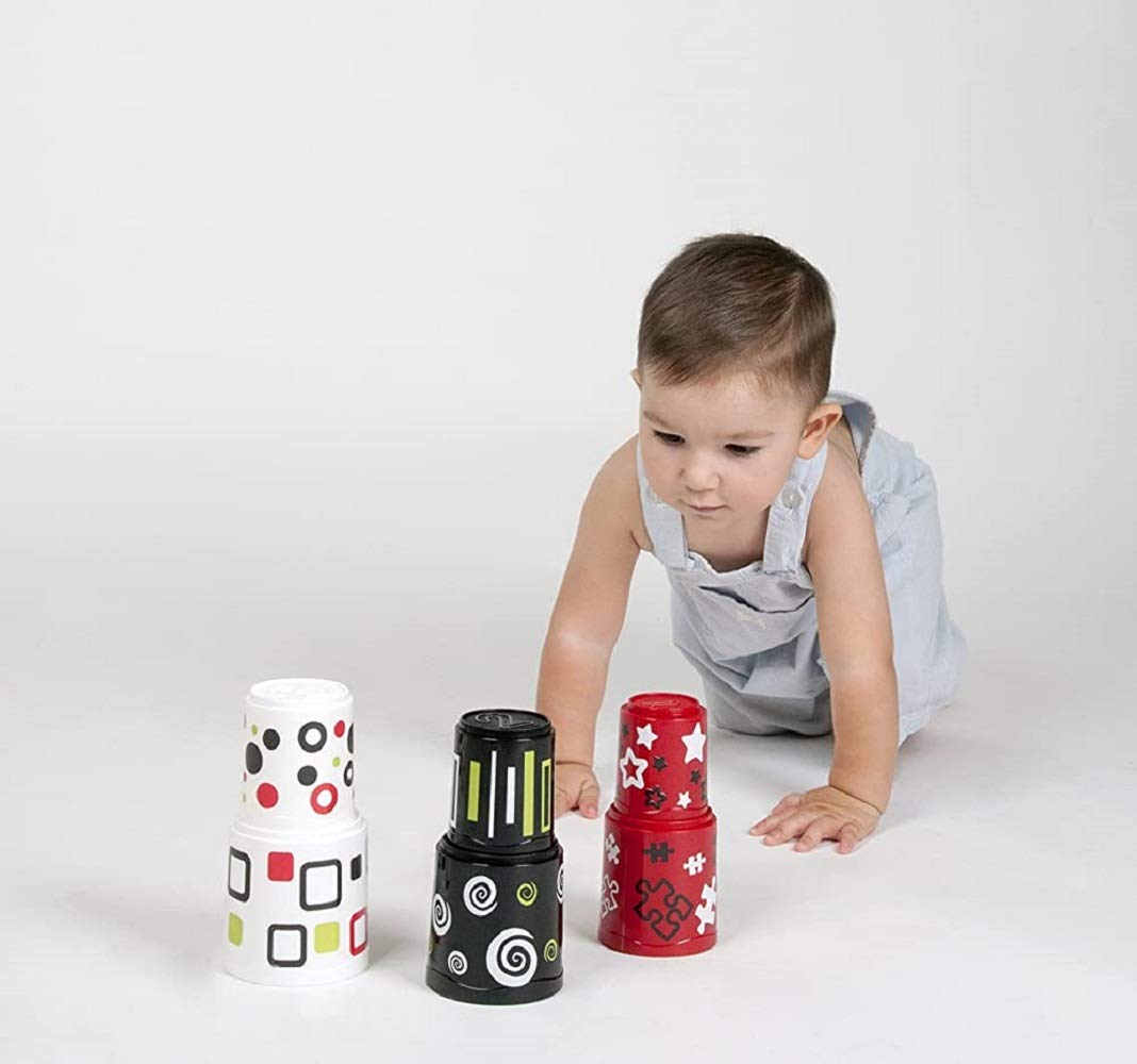Miniland First Senses Cups Stapelbecher Baby 6 Stück