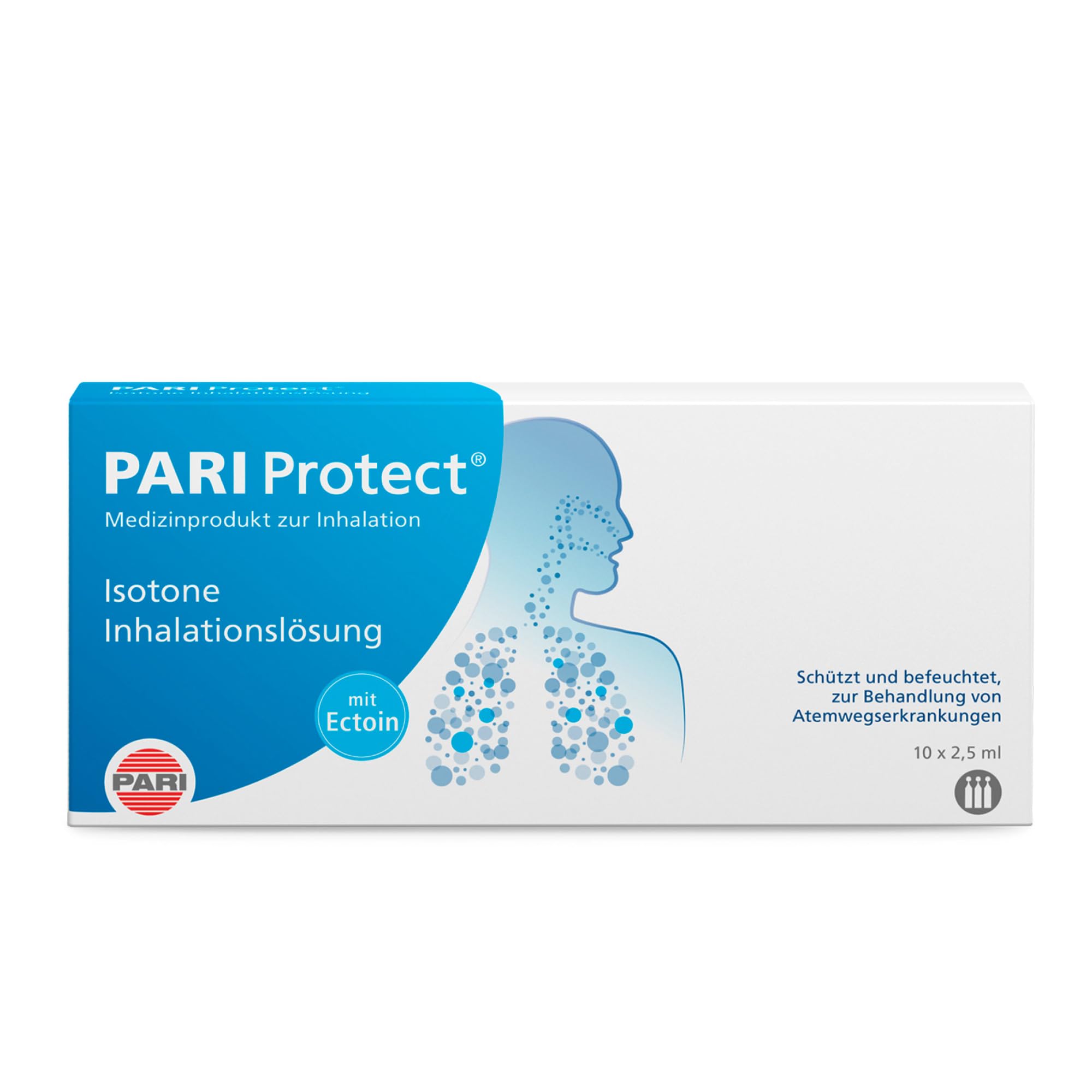 PARI MucoClear Protect Inhalationslösung 20x5 ml 3% Ectoin