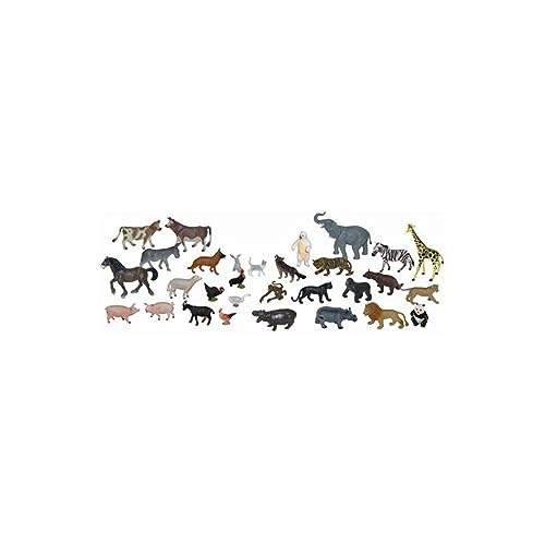 Miniland Tierfiguren Set Wild- und Farmtiere 30 Teile