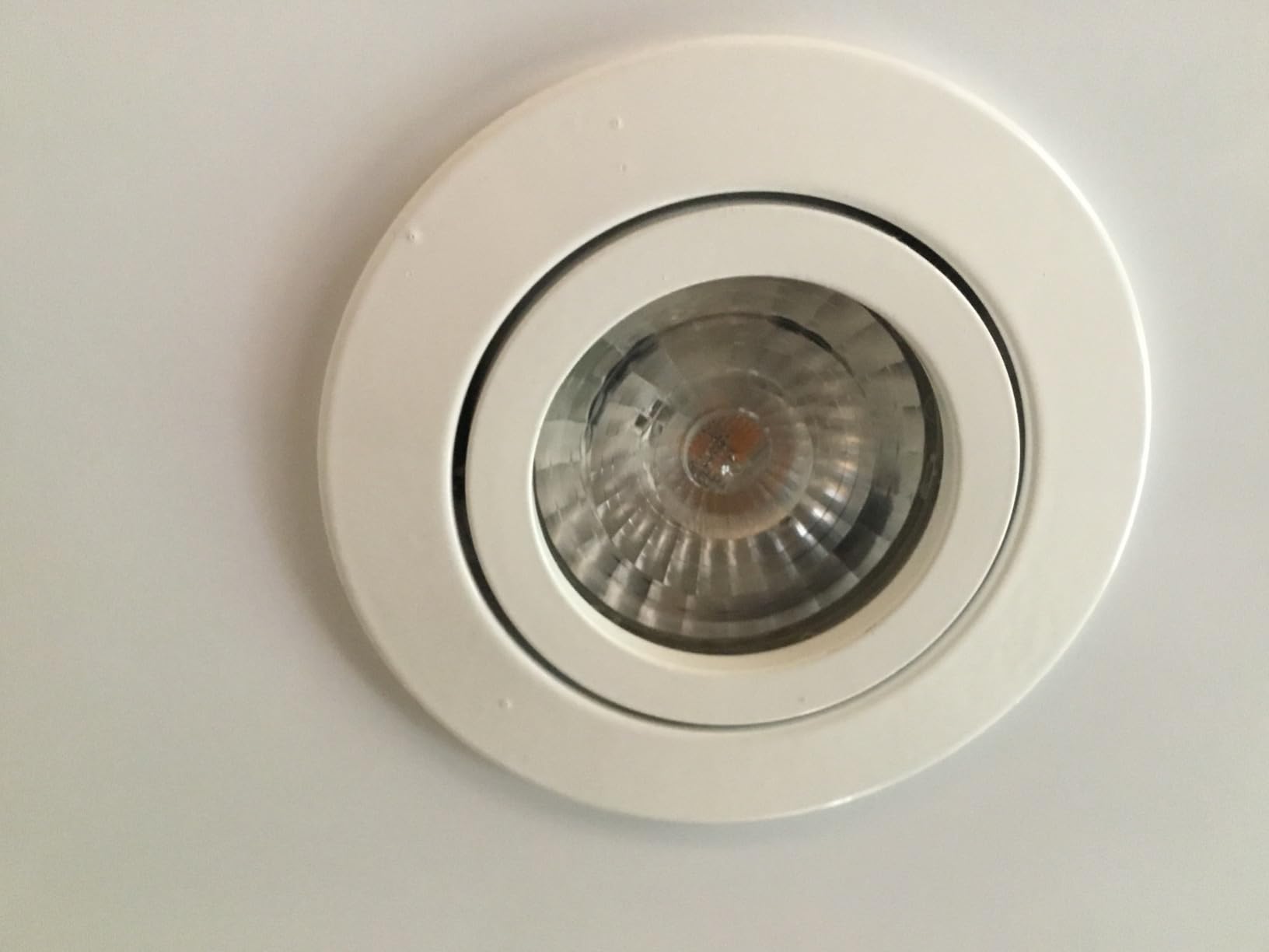 feinlux LED Einbaurahmen GU10 rund weiß Einbaustrahler