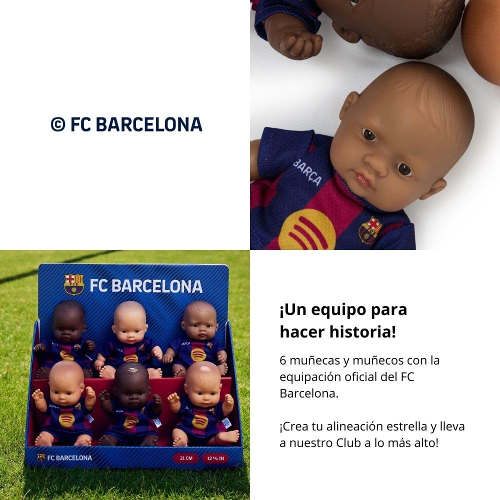 Miniland FC Barcelona Puppe 21 cm lateinamerikanisch beweglich