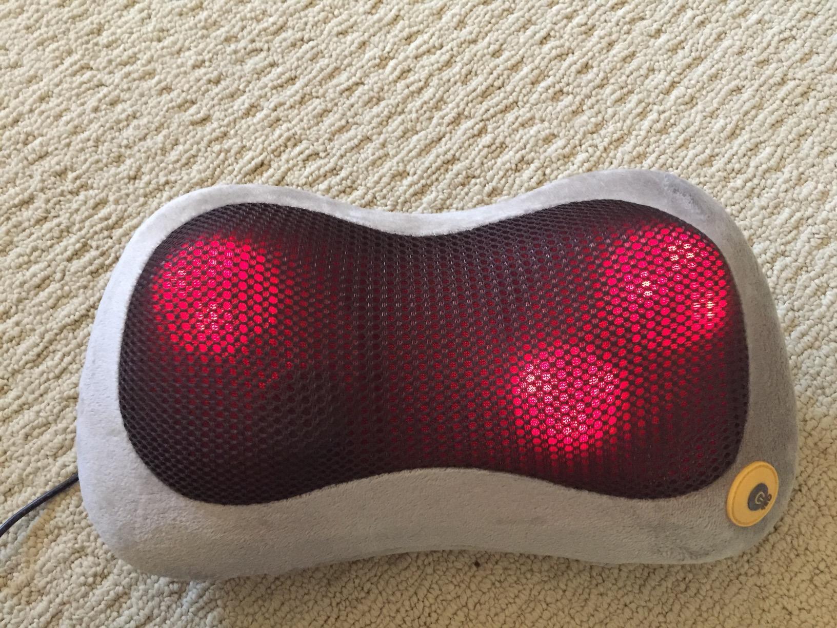 Gess Shiatsu Massagekissen Wärme Nacken Rücken 30W