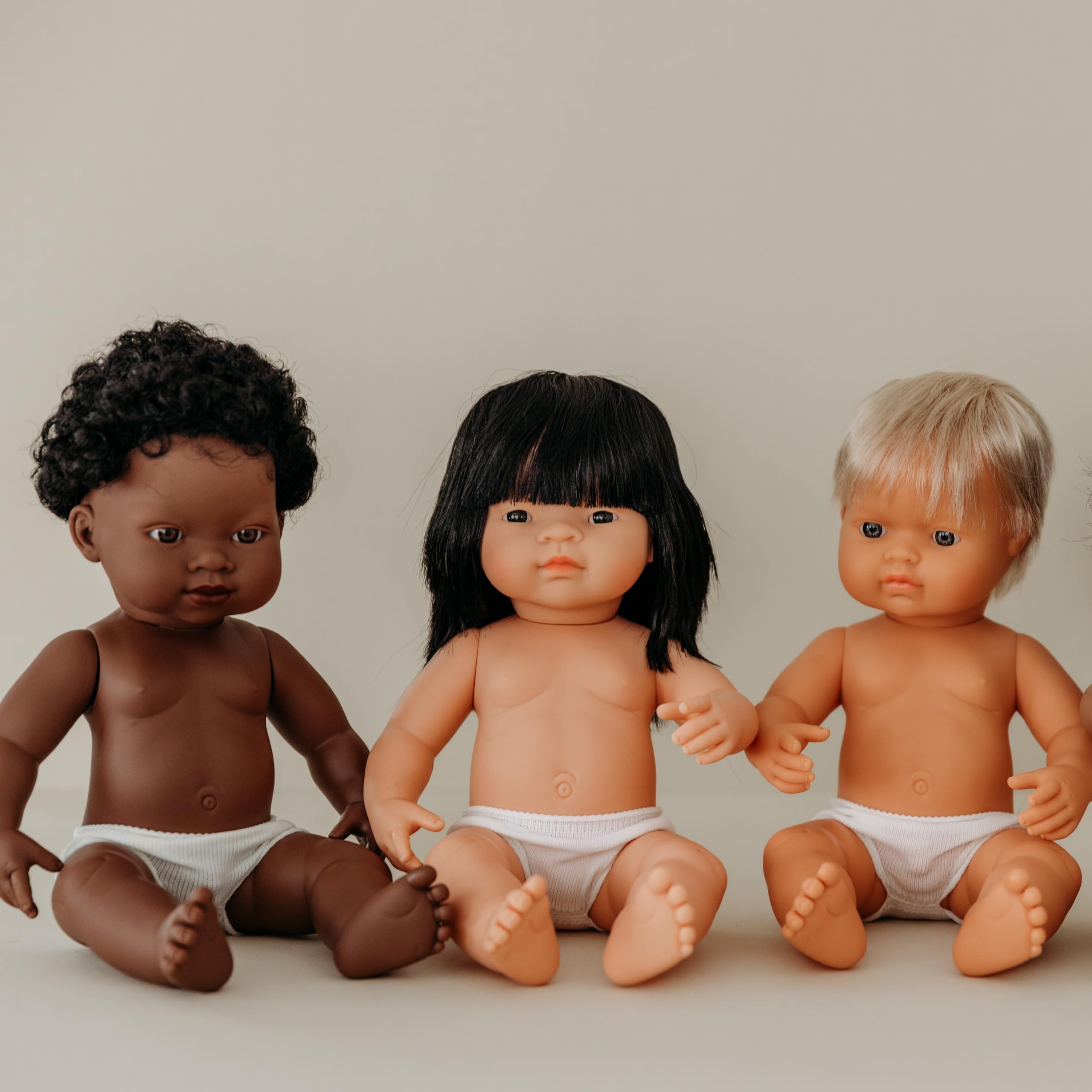Miniland Babypuppe Asiatisches Mädchen 38 cm Vinyl